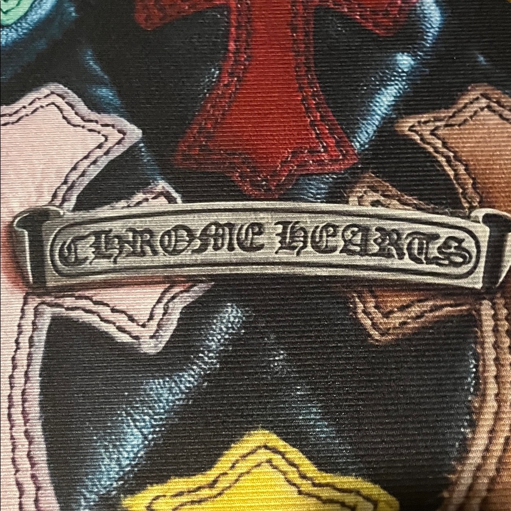 Chrome Hearts Multicolor Cross Design Rug - Picture 3 of 5